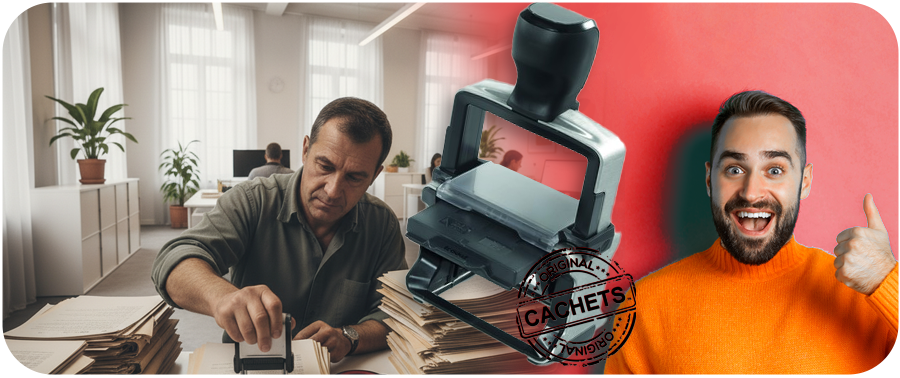 Cachet Professionnel Métallique et Plastique Dur